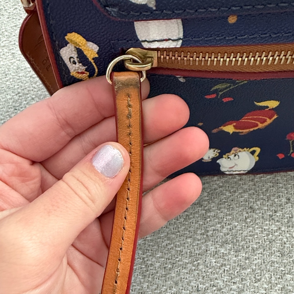Disney Dooney & Bourke Beauty And The Beast Navy … - image 4